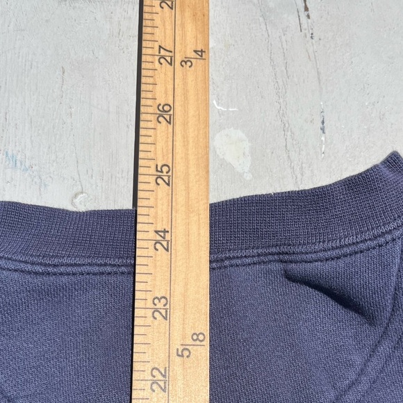 Men's Vintage Alaska Sweatshirt Blue Spell-Out S Street 90s THRASHED Grunge USA - Picture 13 of 13